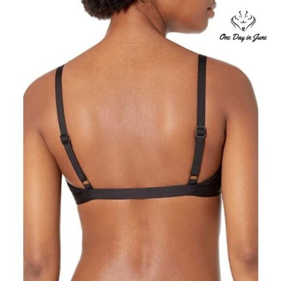 Vicious Young Babes Grounded Keyhole Bralette Bikini Top Swimsuit Size S - Picture 2 of 4